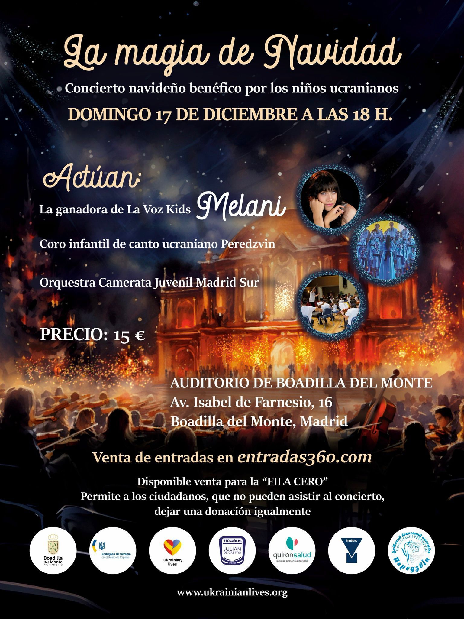 Concierto de Navidad de Camerata Juvenil Madrid Sur